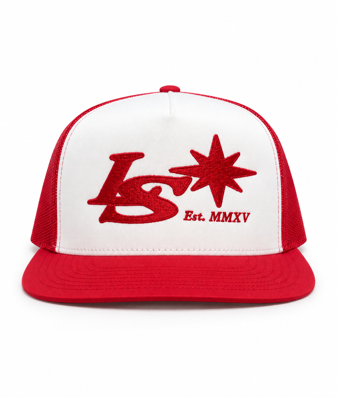 LS Cap - Red and White LS Red