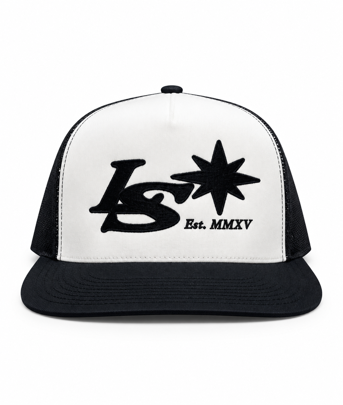 LS Cap - Black and White LS Black
