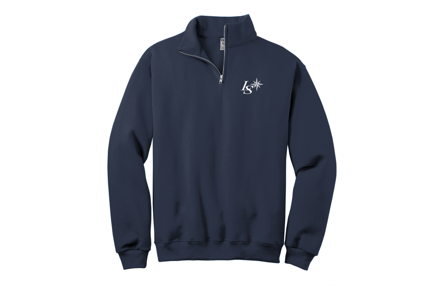 Navy LS Quarter-Zip