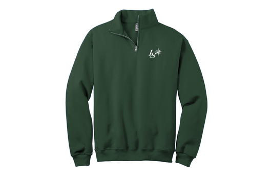 Forest Green LS Quarter-Zip