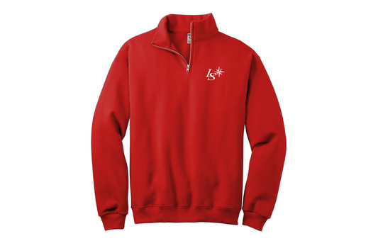 True Red LS Quarter-Zip