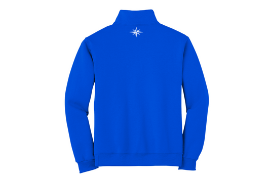Royal Blue LS Quarter-Zip